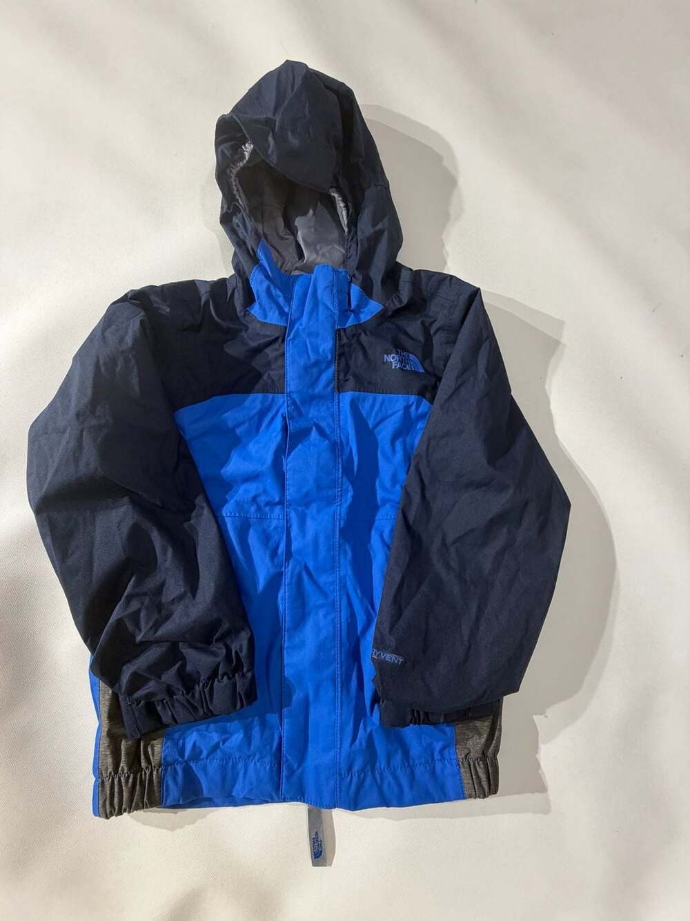The North Face Toddler Blue Black DryVent Hooded Rain Jacket Size 4T